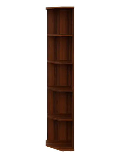 LZ 5 - 3 kancelářská skříň, rohová, levá, 1822x360x400, ořech královský